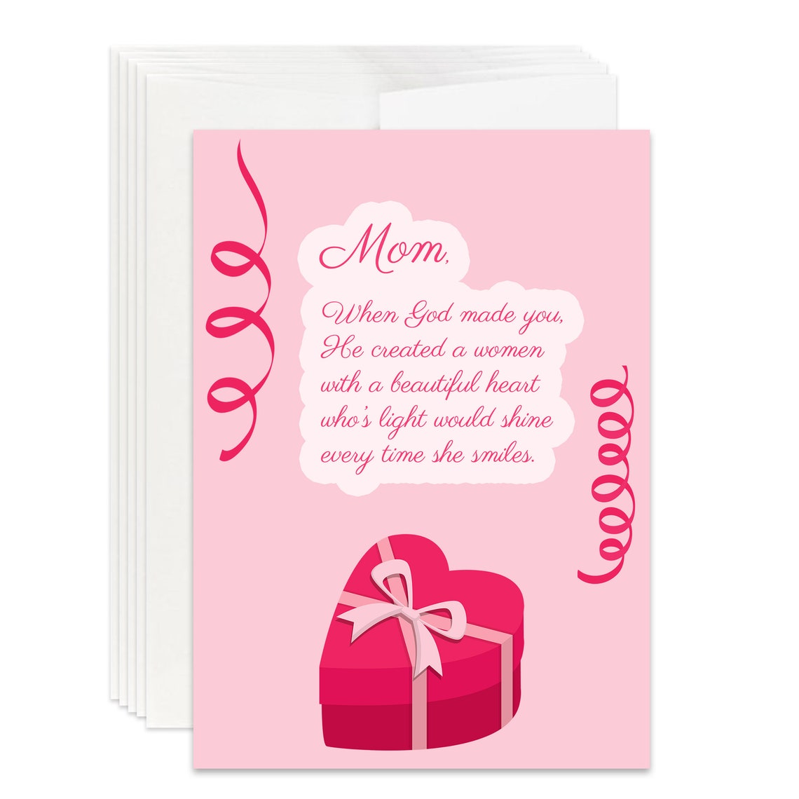 Christian Mom Christmas Card for Mom Card Christian Christmas | Etsy
