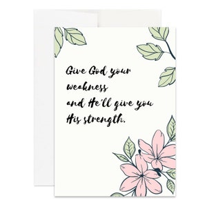 Carte chrétienne Get Well Soon pour Christian Feel Better Soon Carte Christian Sympathy