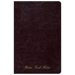 Personalisierte RVR 1960 Biblia de Estudio Scofield Tamano Personal Chocolate Oscuro Símil Piel (SPANISCH)