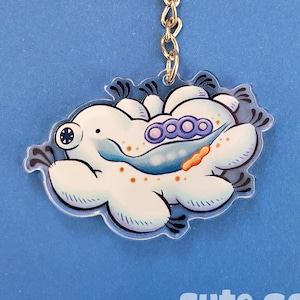 Tardigrade (water bear) keychain | 2&quot; Acrylic charm
