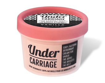 Natural Deodorant | Vanilla in Pink | 100ml | jar lasts 4 to 6 months | by UNDERCARRIAGE