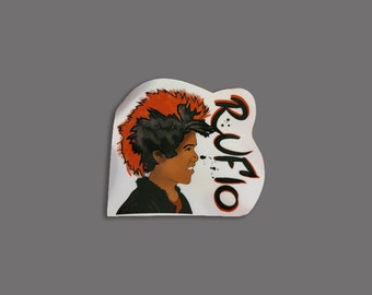 Rufio Decal, Hook-Inspired Water Bottle or Laptop Sticker