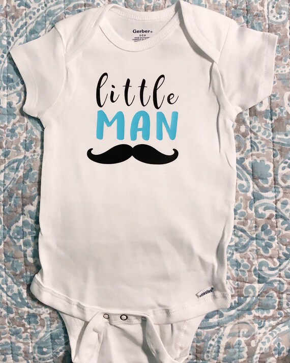 mustache onesie