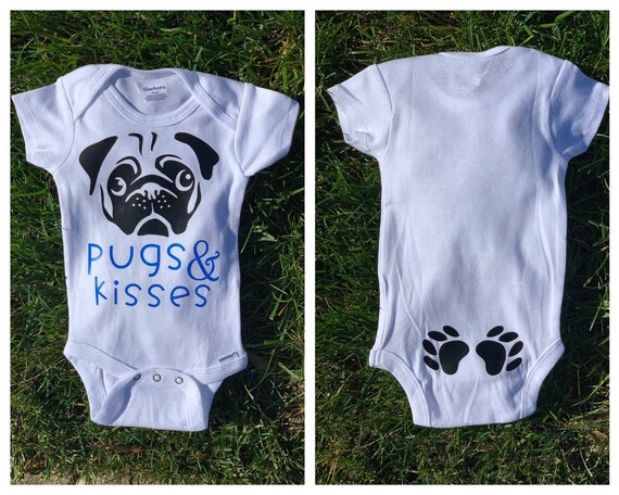 pug onesie baby