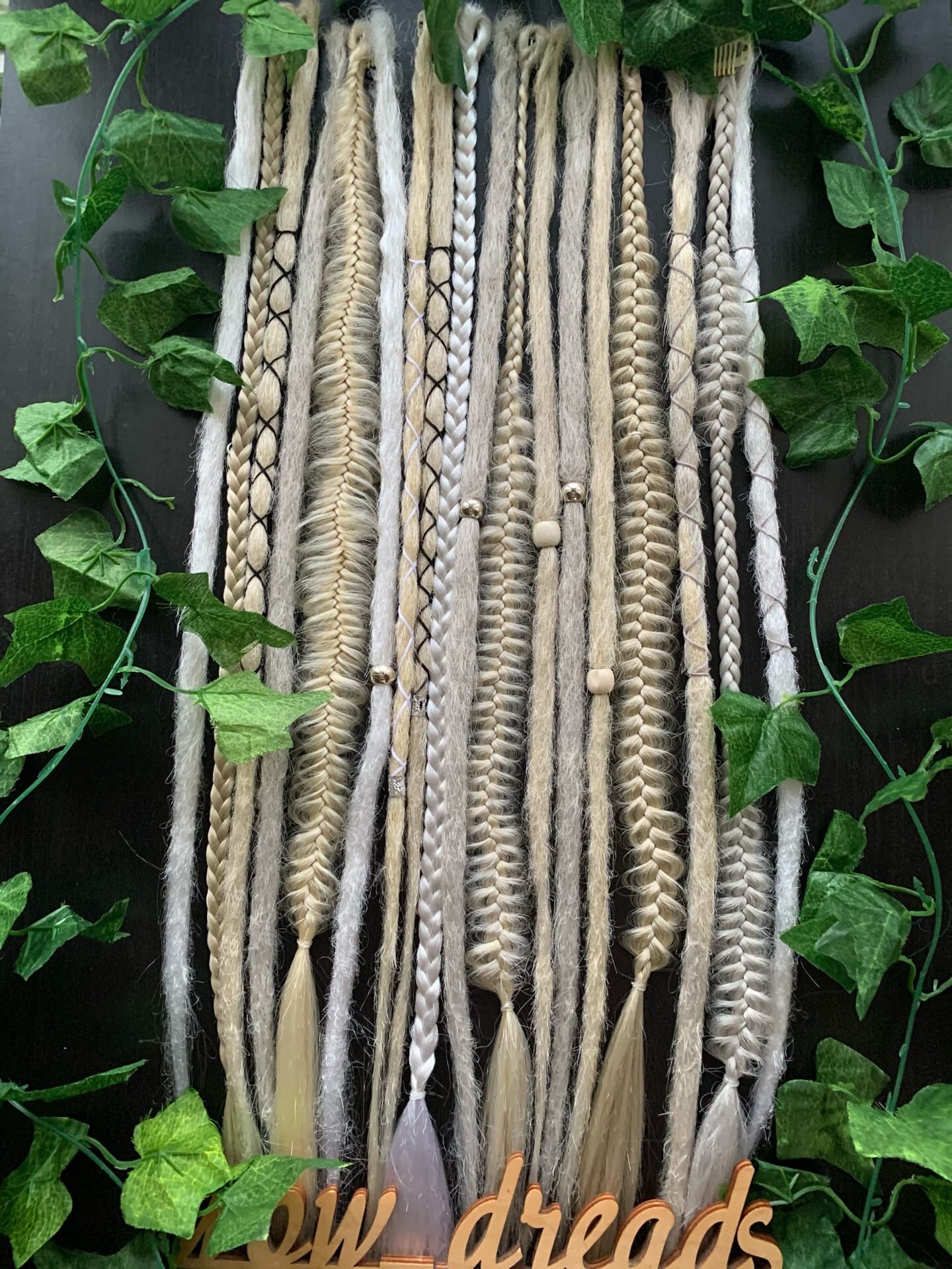 Clip in Dreads Viking Set of 2 clips Etsy