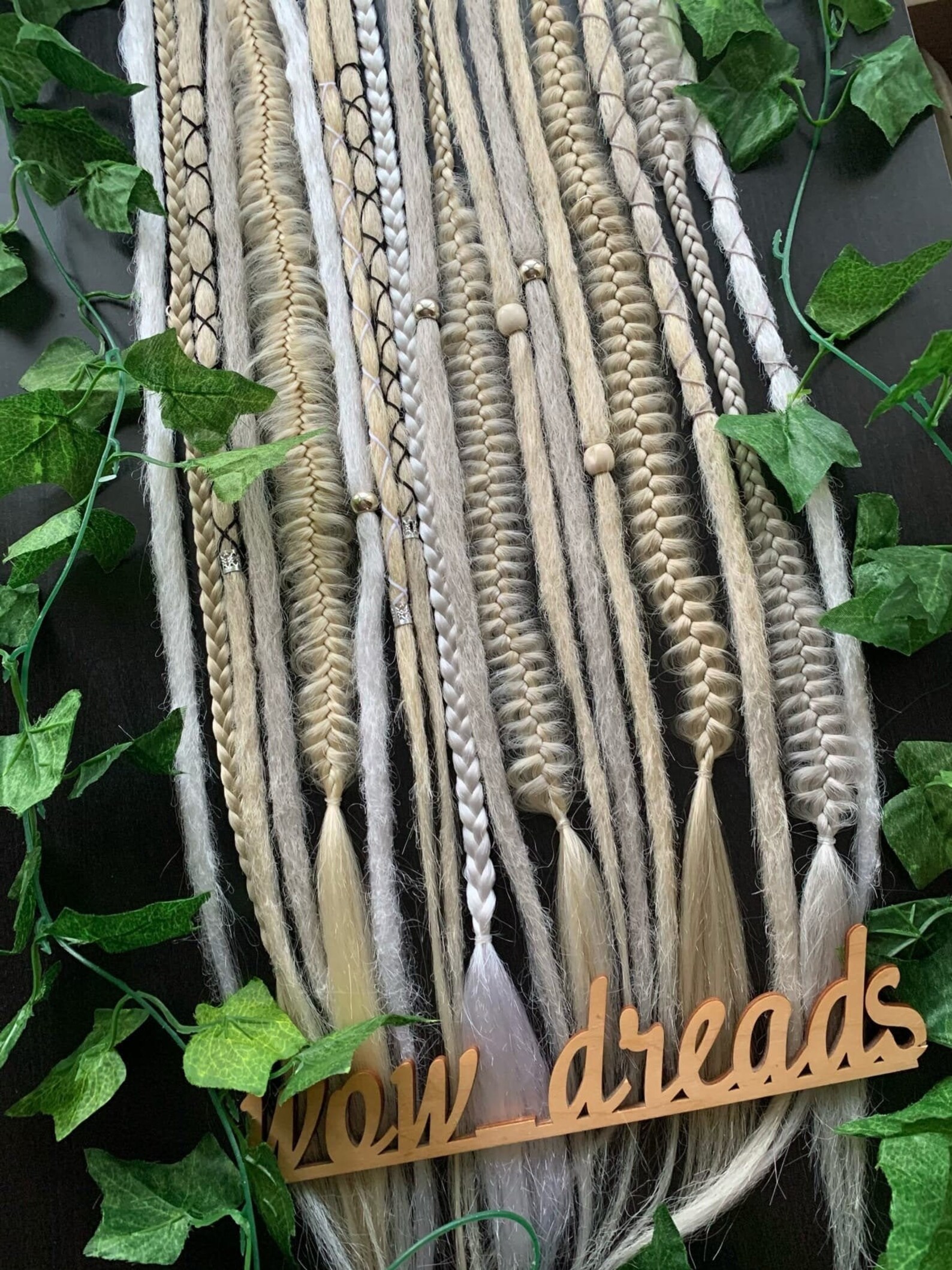 Clip in Dreads Viking Set of 2 clips Etsy