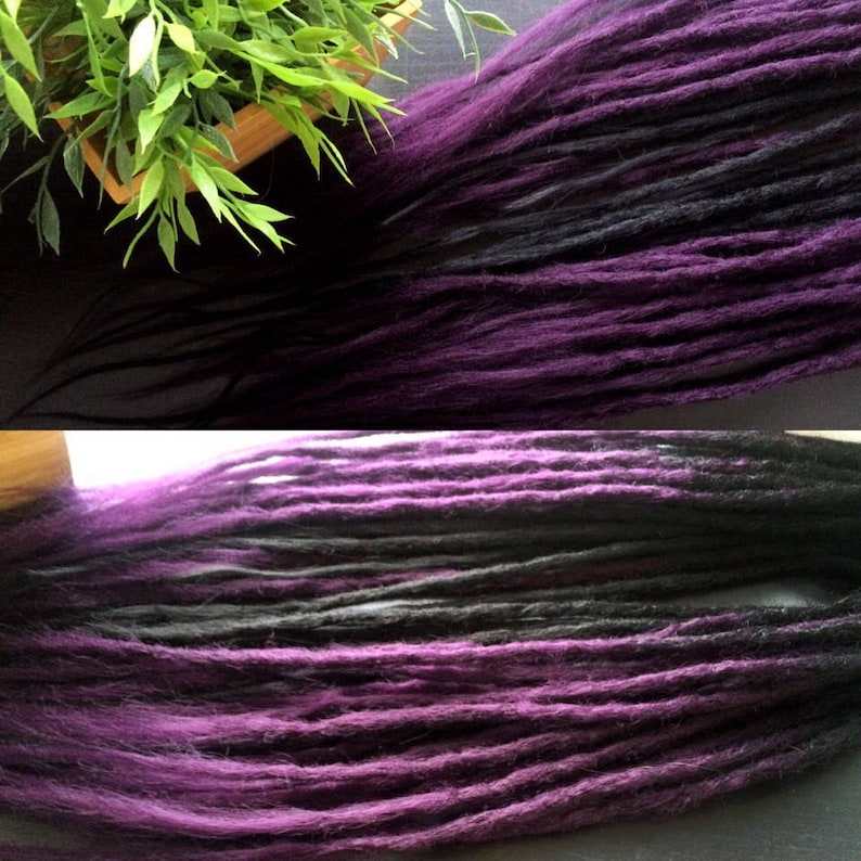 Ombre Set Crochet Synthetic Dreadlocks; Double Ended or Single Ended