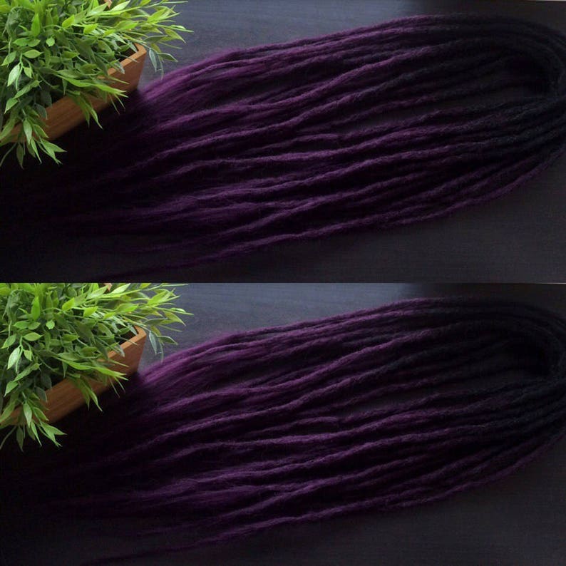 Ombre Set Crochet Synthetic Dreadlocks; Double Ended or Single Ended
