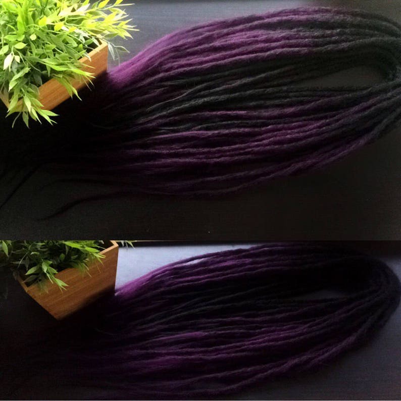 Ombre Set Crochet Synthetic Dreadlocks; Double Ended or Single Ended