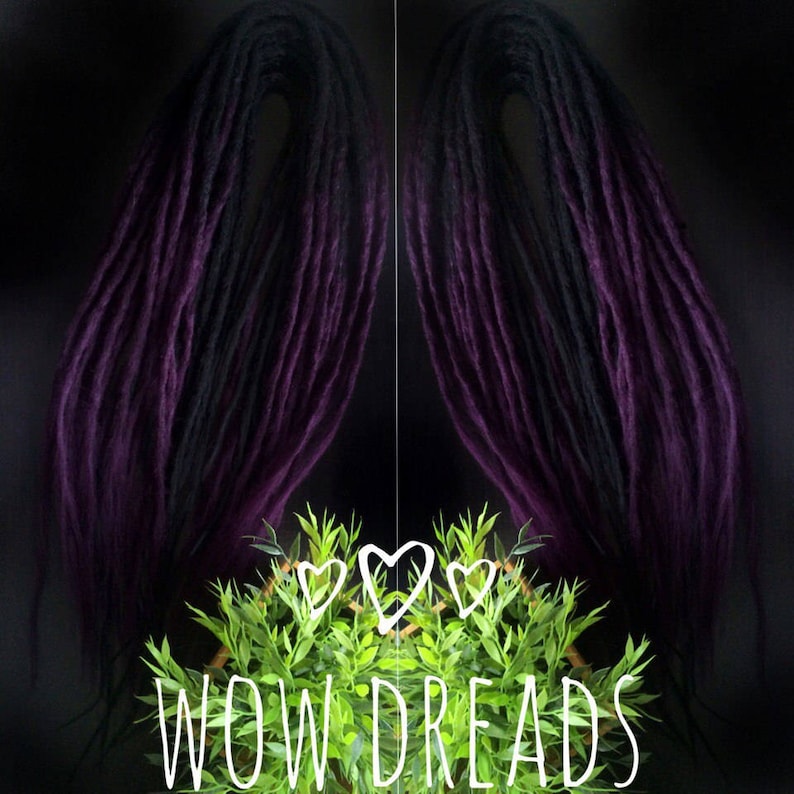 Ombre Set Crochet Synthetic Dreadlocks; Double Ended or Single Ended