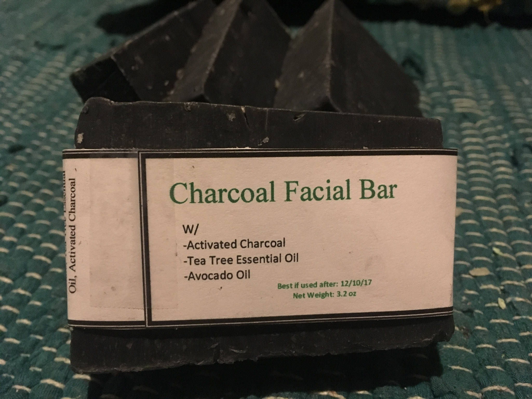 Charcoal Facial Soap Etsy