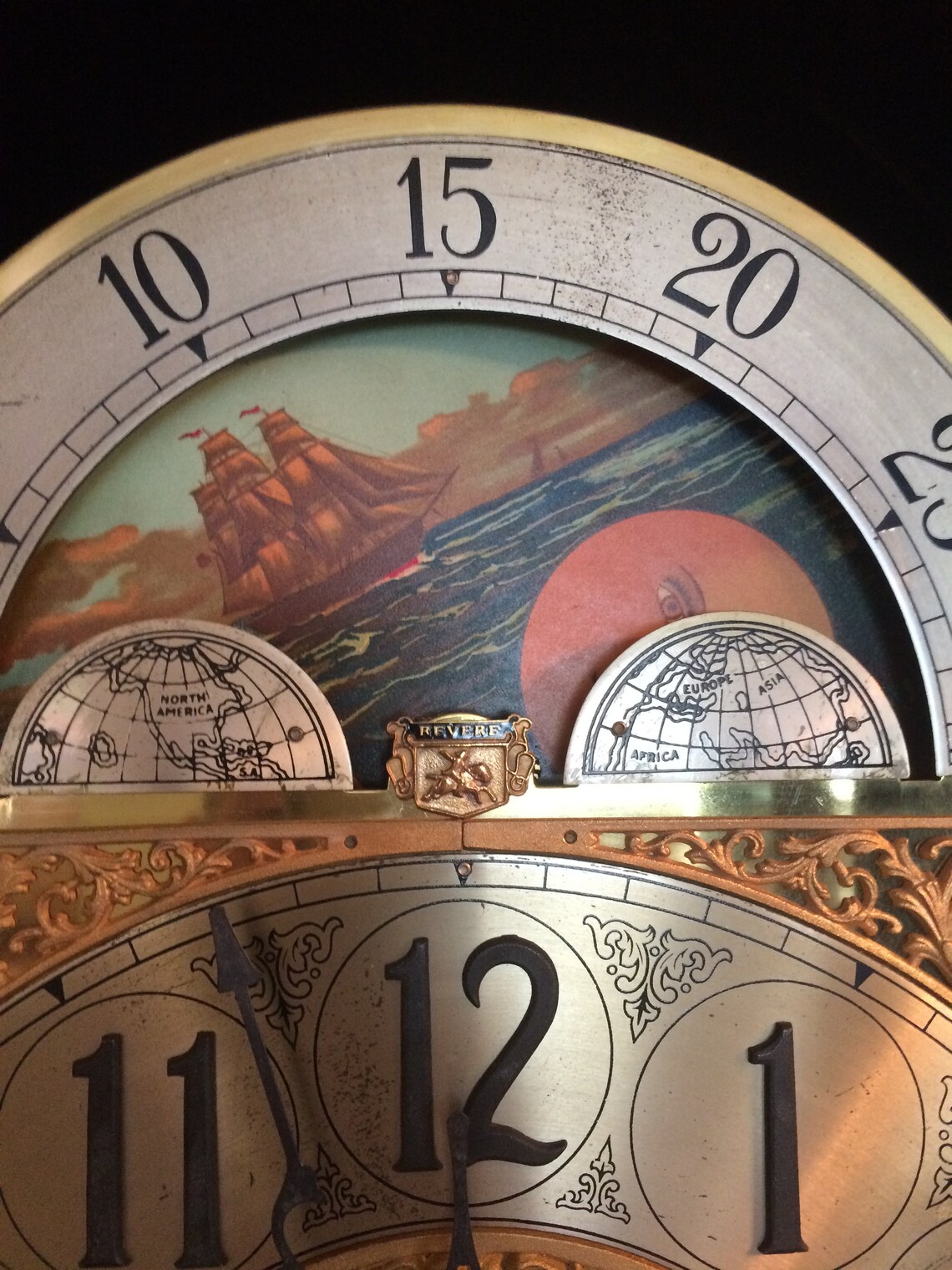 REVERE SUSSEX Grandfather Clock Etsy