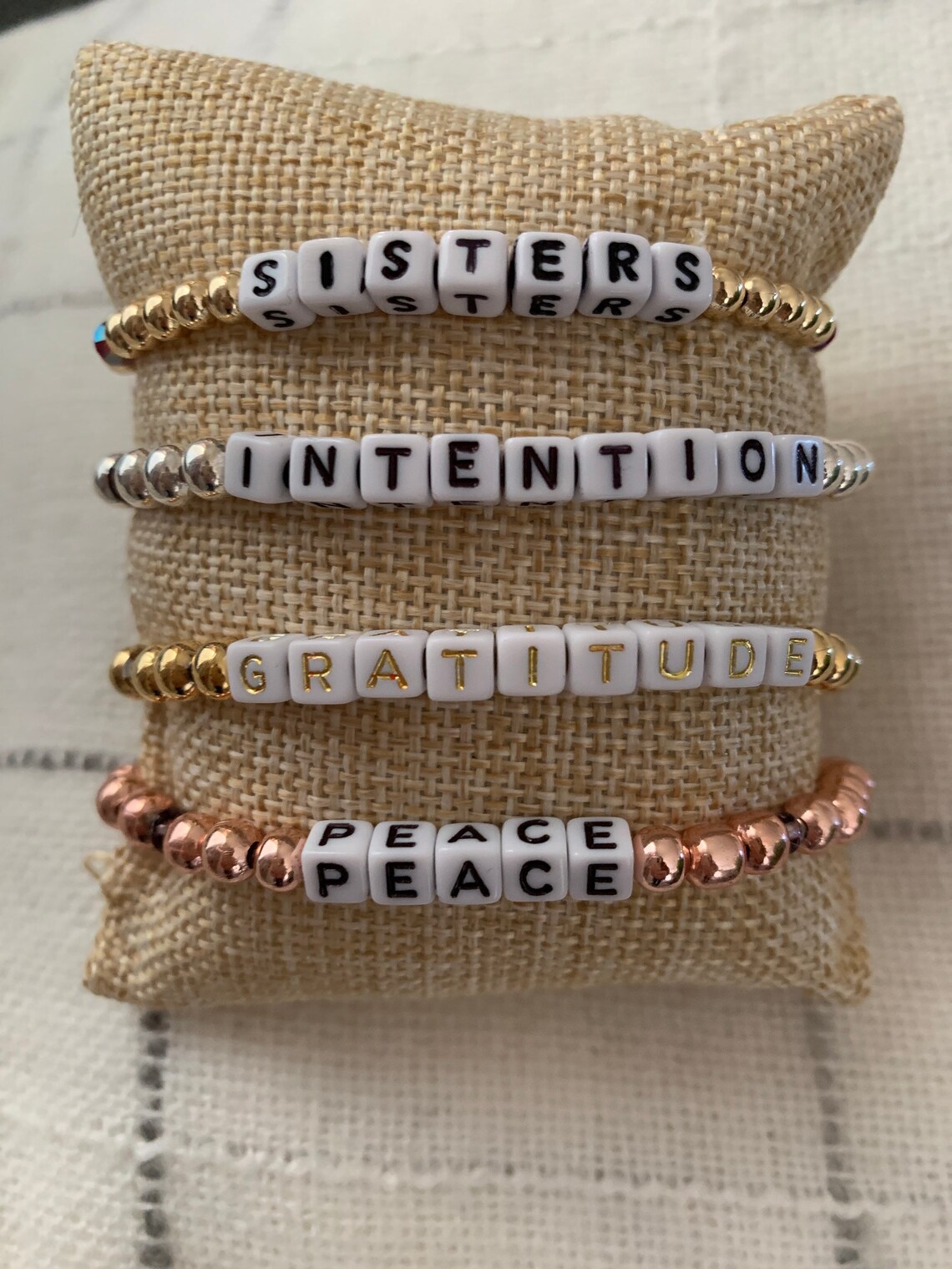 Custom word braceletpersonalized braceletname Etsy