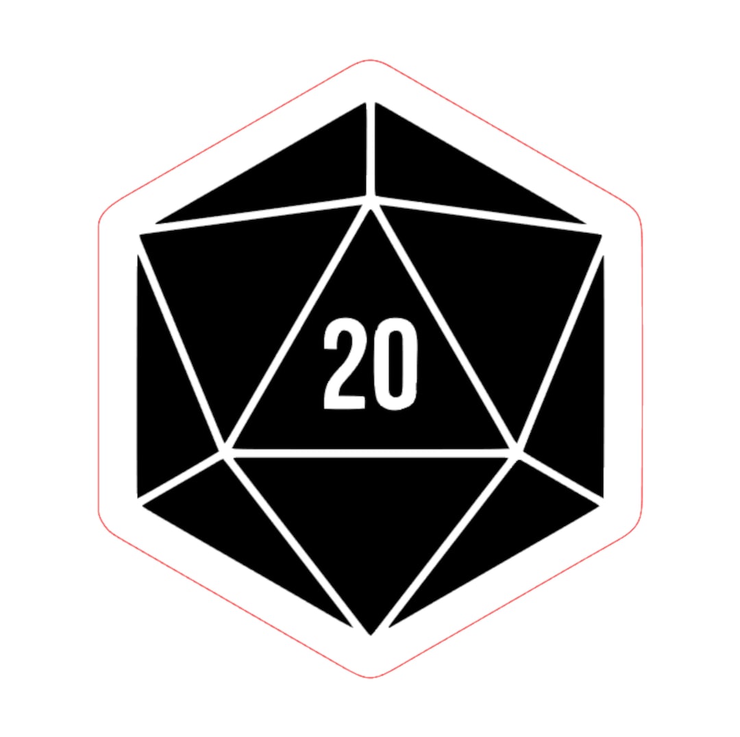 D20 Dice SVG Dungeons and Dragons Dnd SVG Cricut Etsy