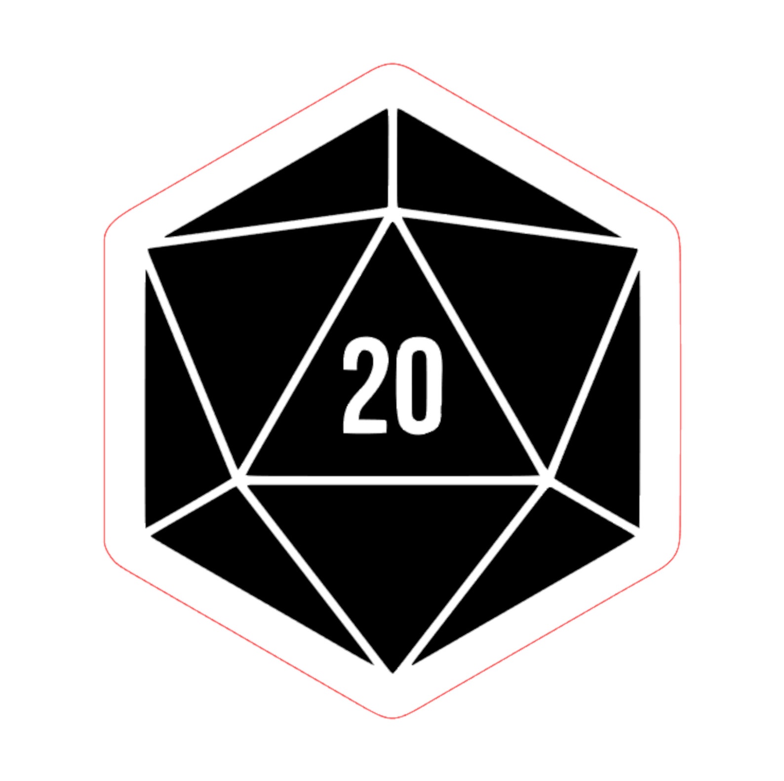 D20 dice SVG Dungeons and Dragons Cricut Silhouette Etsy