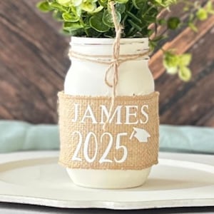 2025 Graduation Decorations, Graduation Decor, Graduation Centerpieces, Graduation Decorations 2025 Centerpieces, Graduation Mason Jar Decor