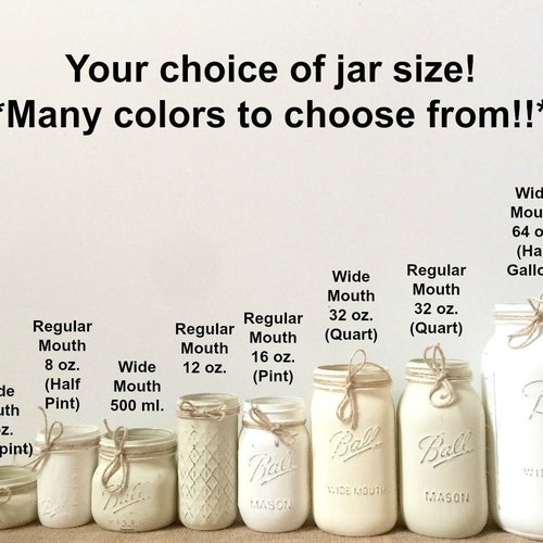 Painted Mason Jars Bulk Mason Jars Distressed Mason Jars Etsy Canada