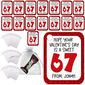 16 ct. 6-7 / 67 Valentines Cards for Boys & Girls, Funny School Valentines for Kids, Shipped Completed Physical Cards, Candy Not Included image 2