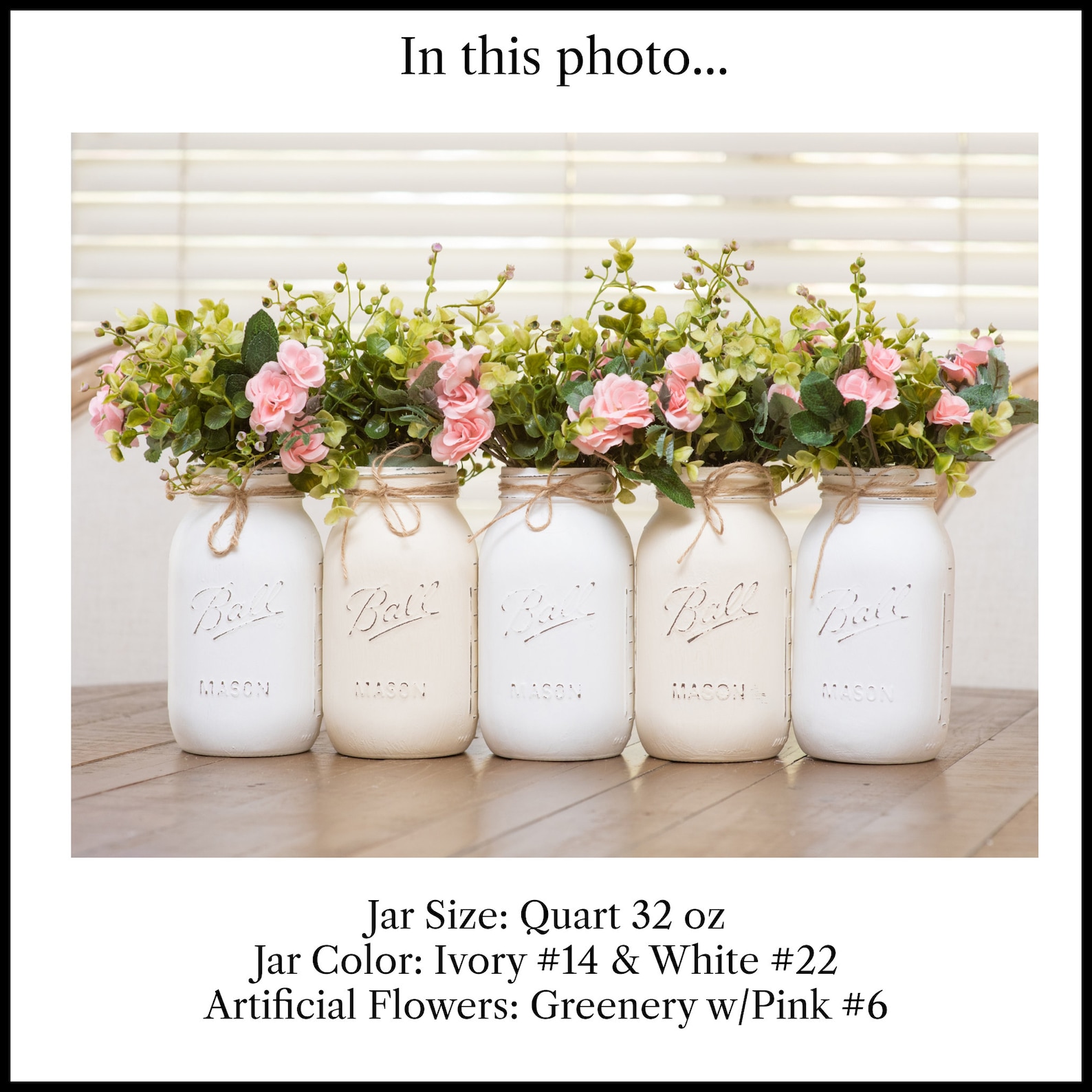 Mason Jar Centerpieces Baby Shower Mason Jar Centerpieces With Etsy