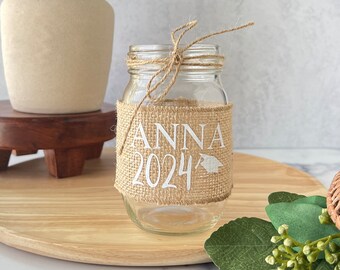 2024 Graduation Decorations, Graduation Decor, Graduation Centerpieces, Graduation Decorations 2024 Centerpieces, Graduation Mason Jar Decor