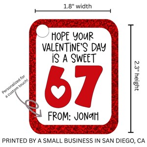 16 ct. 6-7 / 67 Valentines Cards for Boys & Girls, Funny School Valentines for Kids, Shipped Completed Physical Cards, Candy Not Included image 3