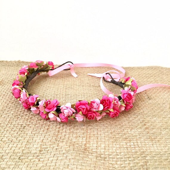 Prom Flower Crown Prom Prom Flower Hair Flower Crown for Etsy
