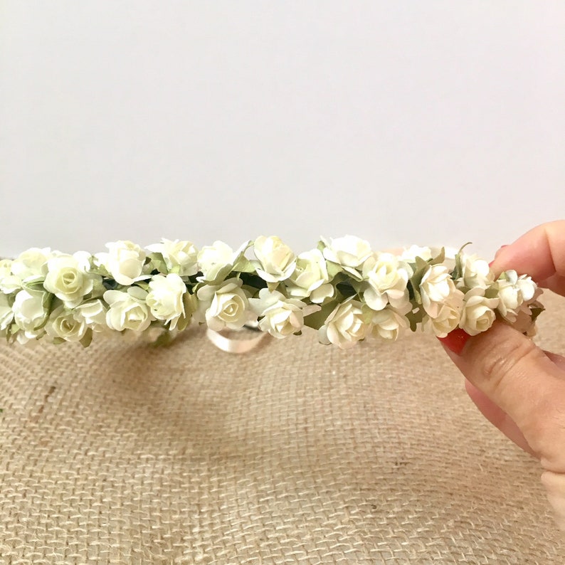 Prom Flower Crown Prom Prom Flower Hair Flower Crown for Etsy