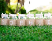 Personalized Burlap and Twine, Jars NOT Included, Burlap Mason Jar Sleeves, Custom Baby Shower Mason Jars Rustic Baby Shower Decor Burlap
