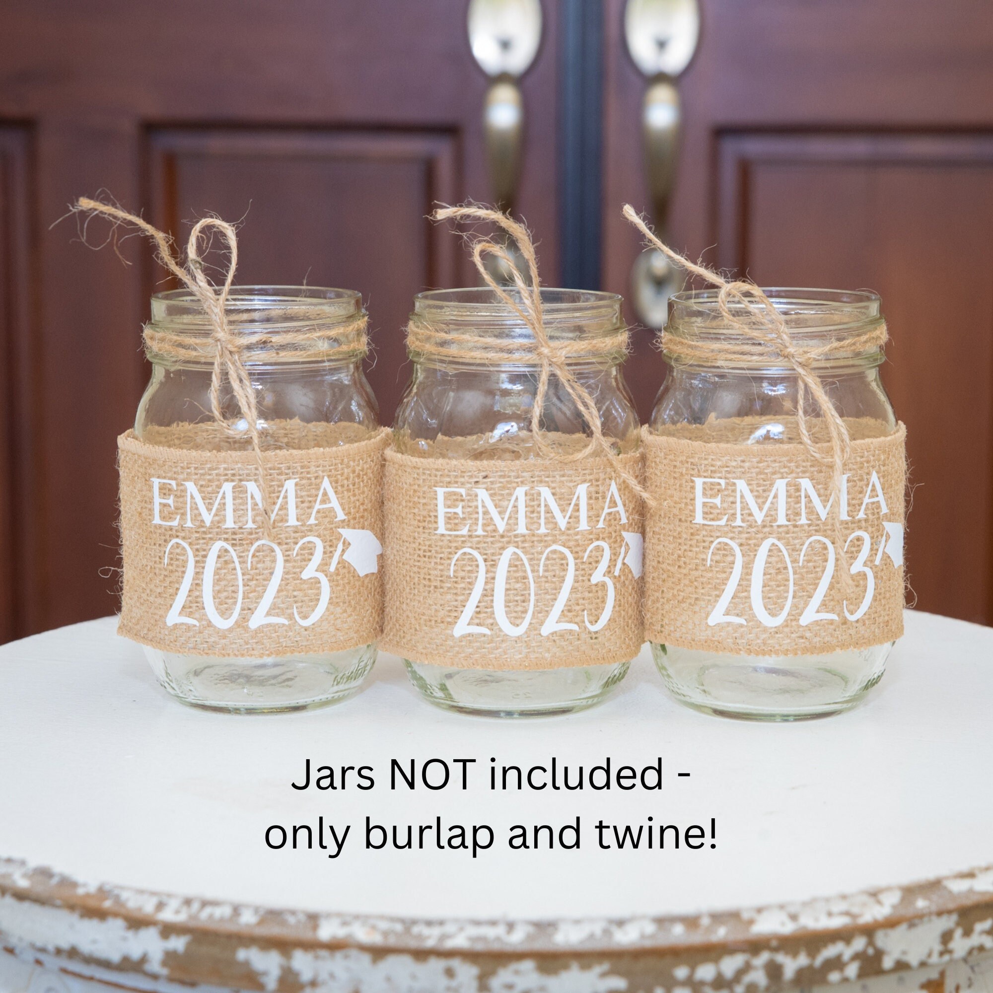 Graduation Class of 2022 Gift Engraved Mason Jar Glasses Personalized –  Stocking Factory