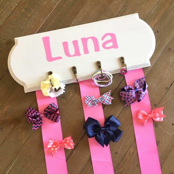 Hair Bow Holder Personalized Hair Bow Holder for Girls Etsy