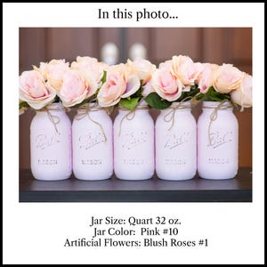 Rustic Mason Jar Centerpieces, Baptism Decorations Girl Baptism Centerpieces for Baptism Decorations for Girls, Baptism Centerpieces Girl image 10