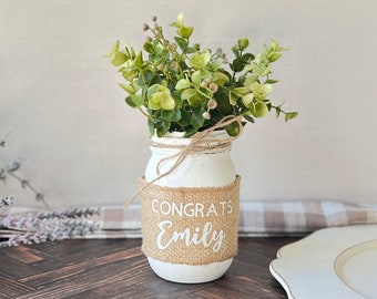 Graduation Decorations 2024 Centerpiece Rustic, Graduation Centerpieces Table, Graduation Centerpiece Personalized, Graduation Party Decor