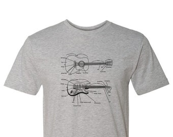 Chitarrista Evolution Of Uomo T-Shirt Regalo Acustiche Chitarra - Foto 6