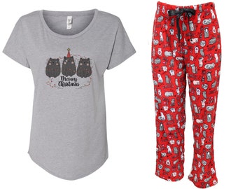 cat christmas pajamas