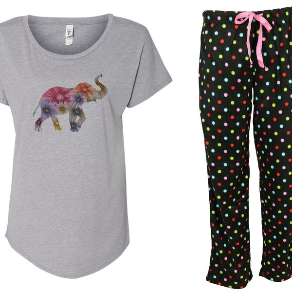 Elephant Pajamas Etsy