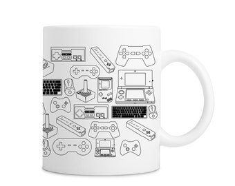 Video Game Controller Mug - Gamer Mug, Gift for Gamer, Funny Mug, Husband, Hubby, Boyfriend, Gift for him, gaming, Gamer gift, Coffee, Tea