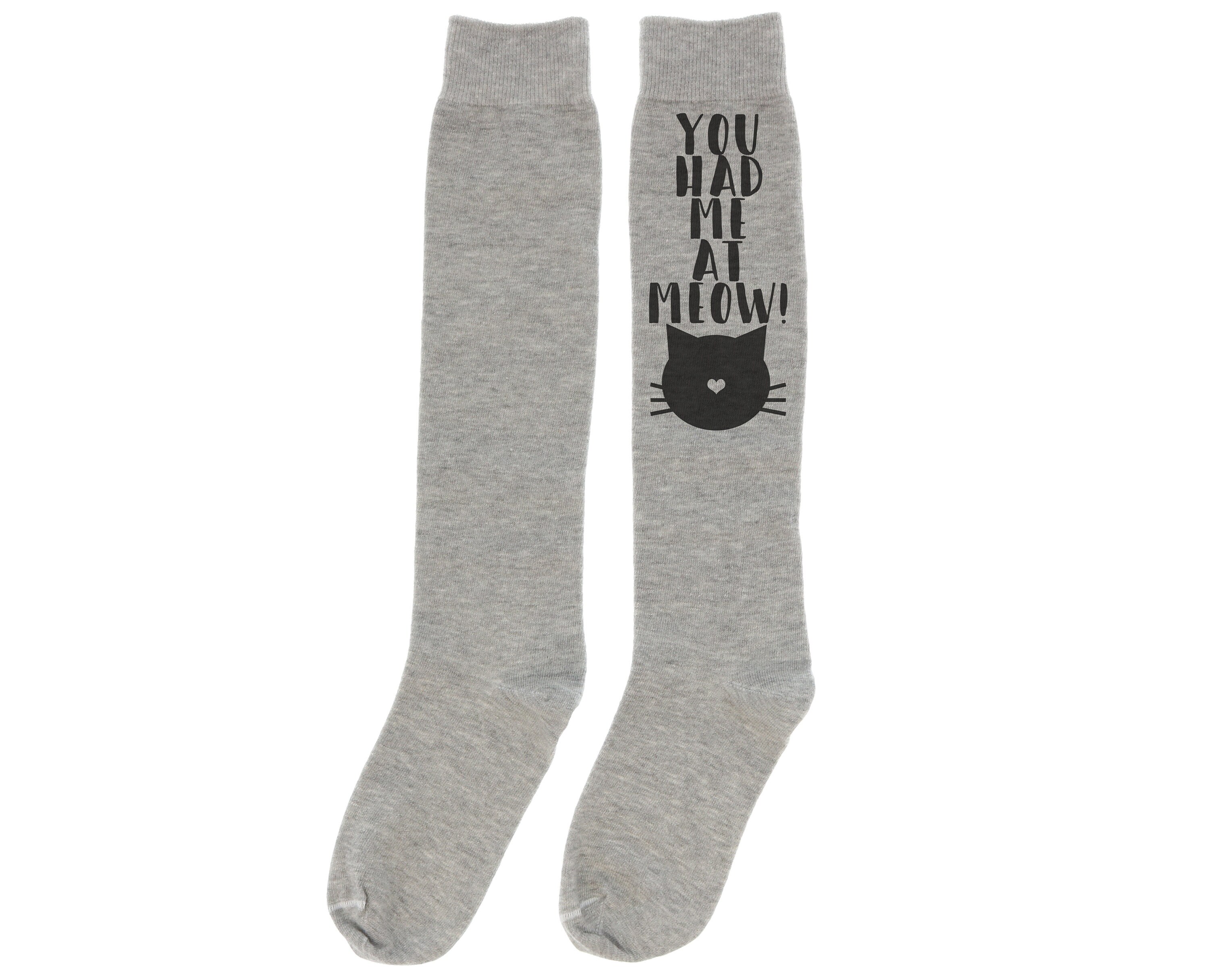grey cat socks