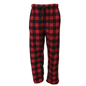 Grandpa Man Myth Legend Red Pajama Set Fleece PJ Set Dad - Etsy