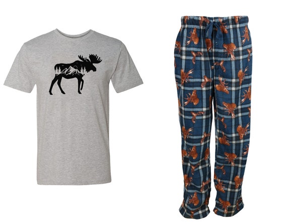 Moose plaid pajamas hotsell