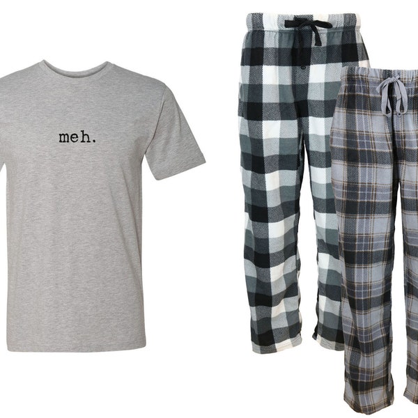 Mens Pjs Set Etsy