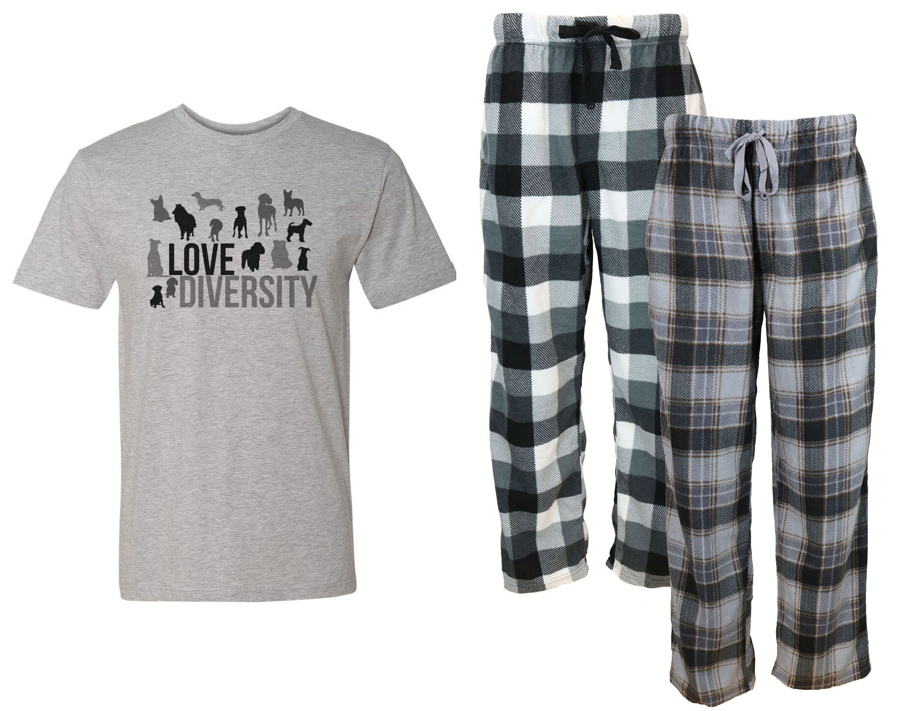 mens fleece lined pyjamas