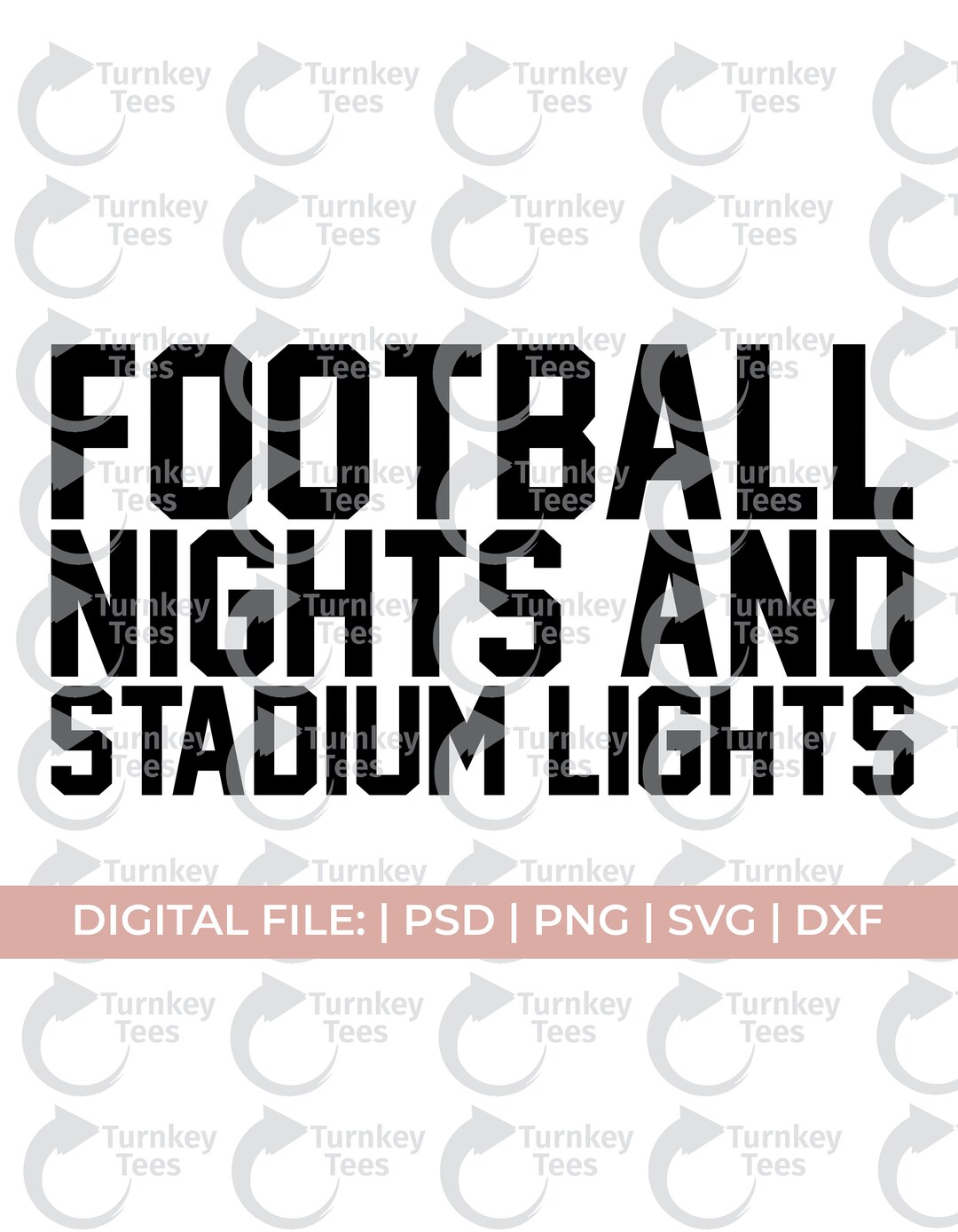 Football Svg Football Nights and Stadium Lights Svg Football Etsy