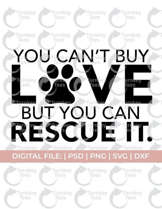 Download Dog Rescue Svgdog Svg Bundleyou Can T Buy Love Svgdog Etsy