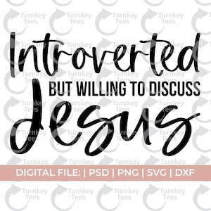 Jésus svg|introvert mais prêt à discuter de Jésus svg|funny christian svg|church svg|christian svg|pastor svg|scripture svg|religious svg