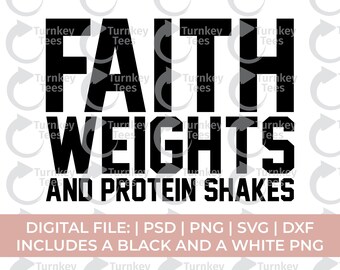 Poids religieux et shakes protéinés svg, svg d'entraînement, svg d'entraînement chrétien, svg fitness, svg exercice, svg chrétien, svg gym, svg cardio