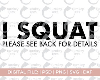 I sentadilla svg / sarcástico svg / fitness svg / sarcasmo svg / gimnasio svg / motivacional svg / ejercicio svg / corredor svg / entrenamiento svg / músculo svg / flex