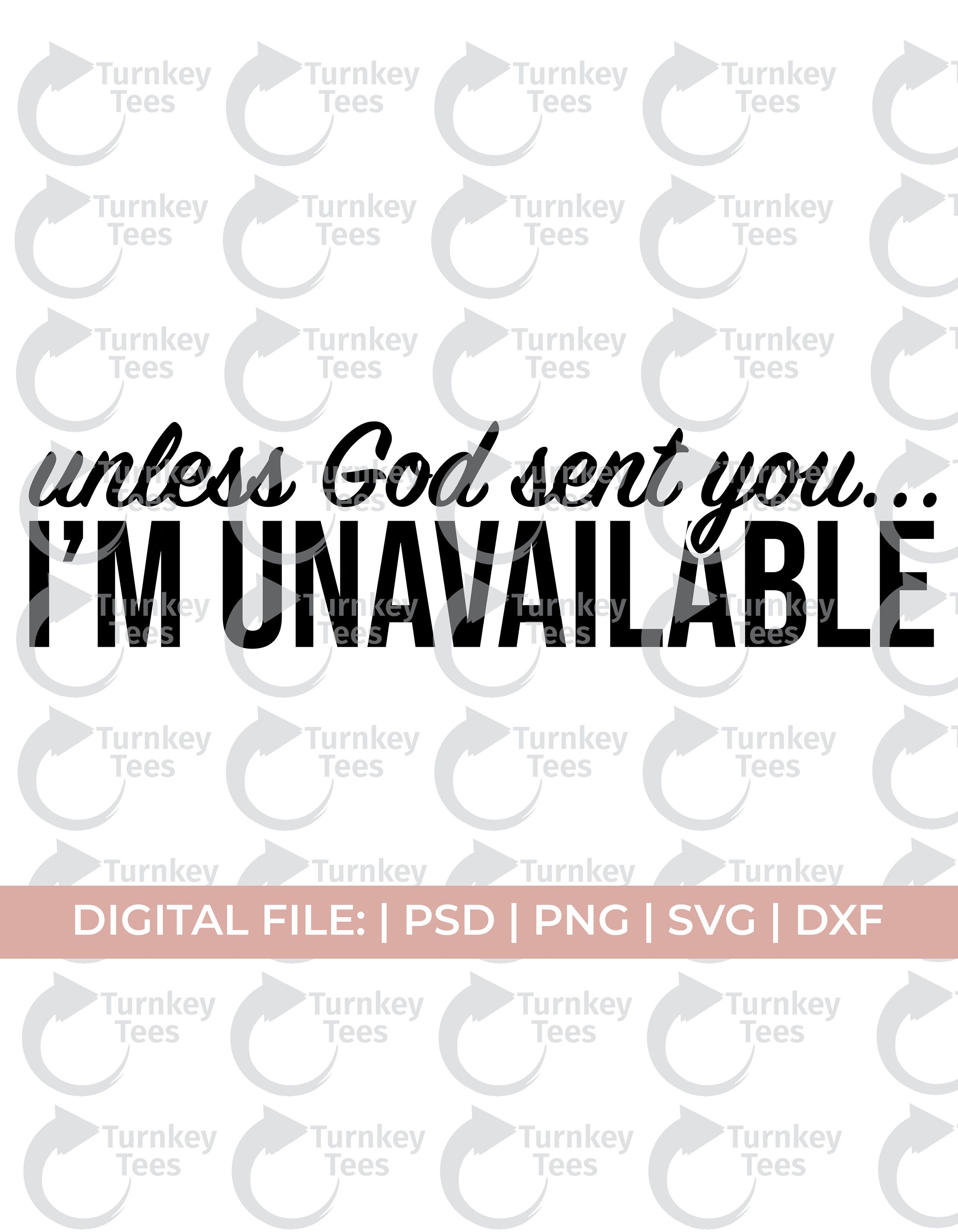 Unless God Sent You Svgfunny Christian Svgjesus - Etsy