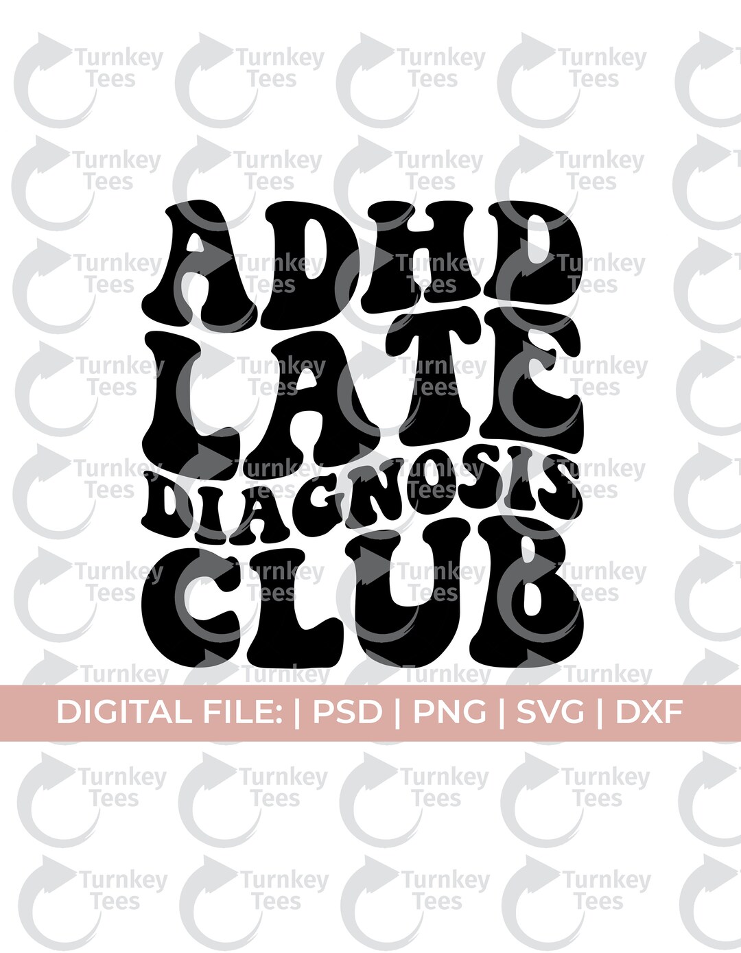 Adhd Svg Adhd Late Diagnosis Club Svg Hyperfixating Svg - Etsy