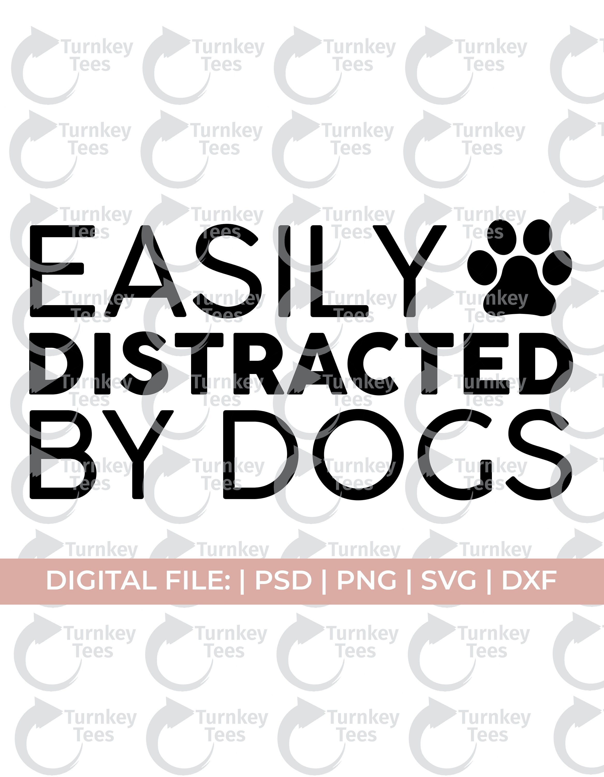 Download Easily Distracted By Dogsdog Svg Bundledog Mom Svgdog Quote Etsy