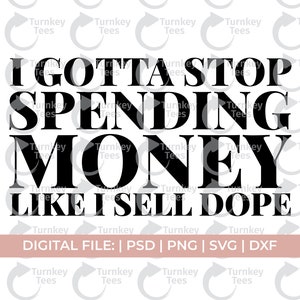 Devo smetterla di spendere soldi come se vendessi svg/boujee svg/shopping svg//bougie svg/black luxury svg/classy svg/fashion svg/retail